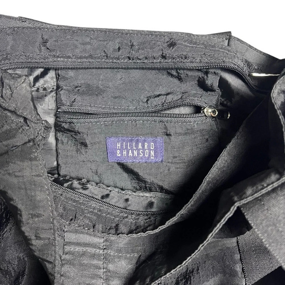 Vintage Hillard & Hanson Nylon Mini Tote Bag Shoulder Travel Bag - Picture 3 of 6